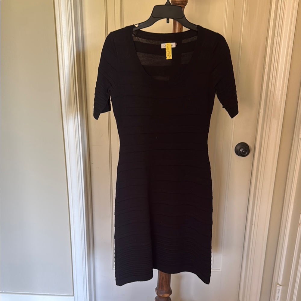 Classic 100% lightweight wool BLACK dress